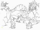 Coloring Bear Cave Bears Mountain Pages Animals Cartoon Mountains Llama Clipart Printable Divyajanani Kids Library Books sketch template
