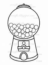 Machine Gumball Gum Coloring Template Pages Bubble Clipart Printable School Kids Colouring Chewing Cliparts Clip Drawing Glogster Color Board Heart sketch template