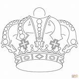 Crown Coloring Pages Royal King Crowns Printable Princess Family Royals Drawing Color Kansas City Print Tremendous Fors Wand Magic Off sketch template