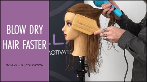 Blow Dry Hair Faster With This Time Saving Technique Youtube