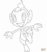 Chimchar Coloring Pokemon Pages Monferno Drawing Library Popular sketch template