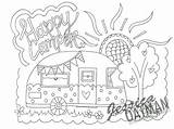 Camper Coloring Pages Vintage Color Rv Camping Happy Book Printable Adult Colouring Sheets Theme Patterns Getdrawings Getcolorings Etsy Popular Choose sketch template