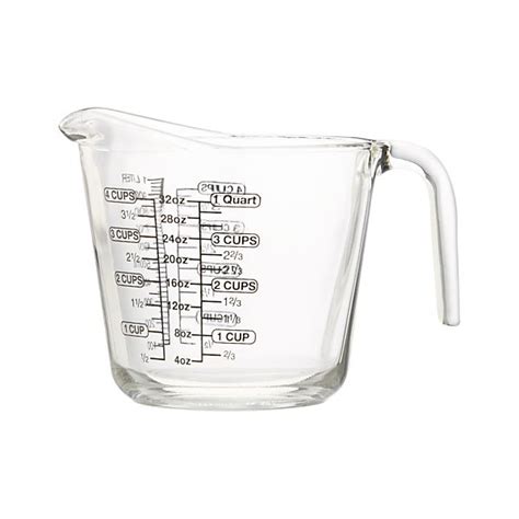 glass  cup measuring cup crate  barrel