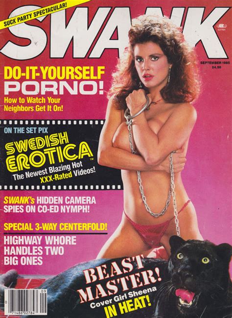swank september 1985 magazine back issue swank