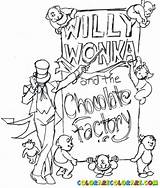 Wonka Willy Chocolate Factory Coloring Pages Printable Charlie Oompa Loompa Drawing Colouring Print Moonlight Players Posters Getdrawings Getcolorings Color Click sketch template