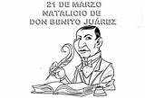 Benito Juarez Marzo Juárez Desontis sketch template