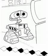 Coloring Pages Wall Getcolorings Walle Pixar sketch template