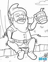 Hellokids Dwarf Celebrating sketch template