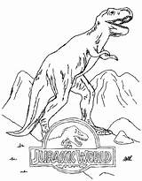 Coloring Pages Jurassic Dinosaur sketch template
