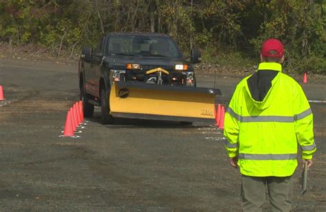 plow drivers show  skills  roadeo