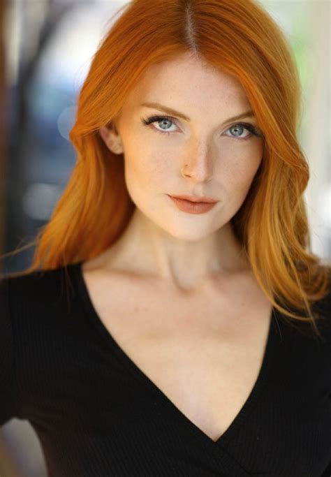 Model Elyse Nicole Dufour Pinner George Pin Red Hair Woman