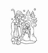 Coloring Christmas Pages Bible Bibel Print sketch template