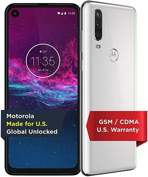 motorola  action unlocked smartphone global version gb pearl white  warranty