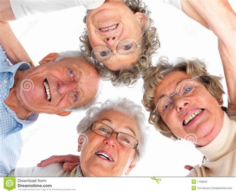 group of old people with their heads together stock image image of girl aged 7766953