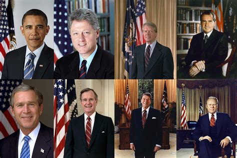 alle presidenten van amerika op een rijtje heyusa