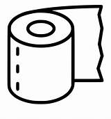 Paper Svg Clipart Toilet Clip Tissue  Pinclipart Outline Transparent Library Clipground Webstockreview sketch template