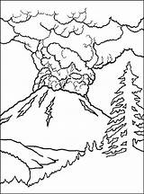 Volcano Shield Drawing Getdrawings Coloring sketch template