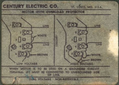 century motor wiring diagram