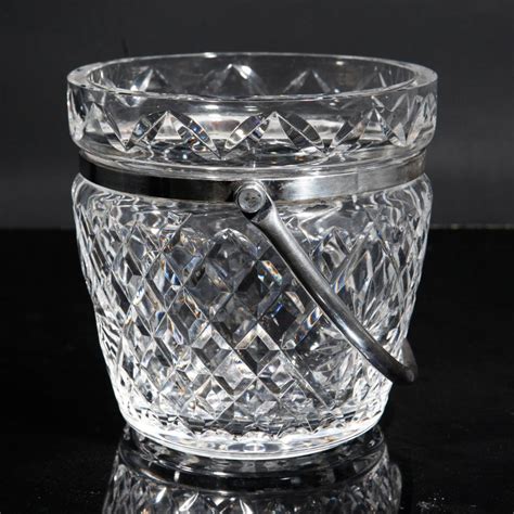 sold price waterford crystal giftware handled ice bucket july