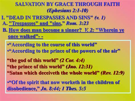 ppt salvation by grace through faith powerpoint presentation free