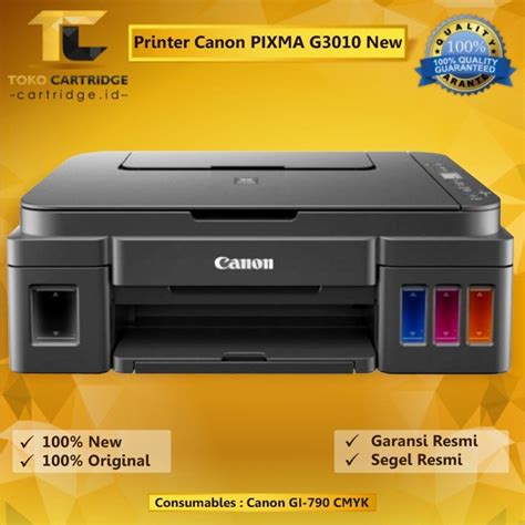 printer canon pixma g3010 g 3010 wireless print scan copy wifi new ori