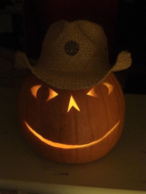 pumpkin   cowboy hat jack  lantern  peter kelly flickr