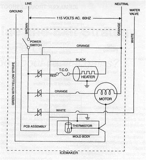 ge ice maker wiring diagram  wiring diagram