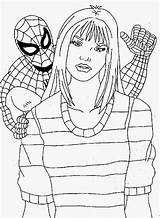 Coloring Spiderman Pages Printable Filminspector sketch template