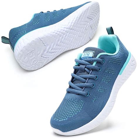 buy stq tennis shoes  women lightweight athletic walking sneakers