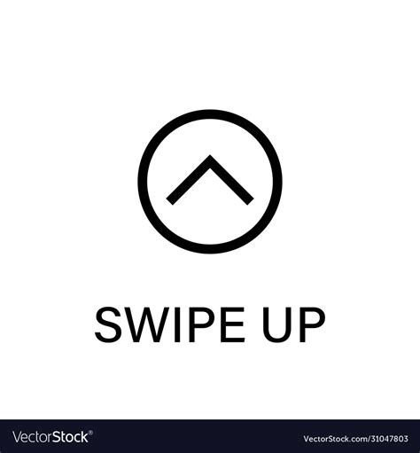 swipe  isolated black icon black swipe  vector image