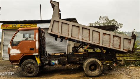 dumping truck editorial stock image image  hydraulics