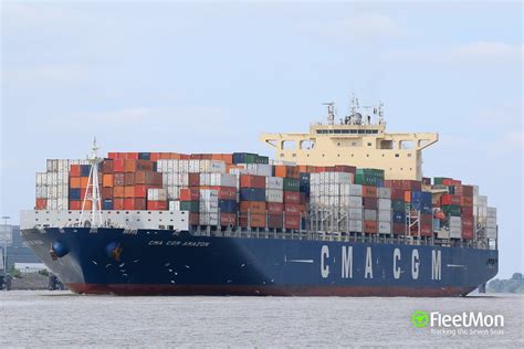 vessel cma cgm amazon container ship imo  mmsi