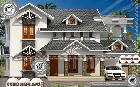 kerala traditional house plans  courtyard  double story designs