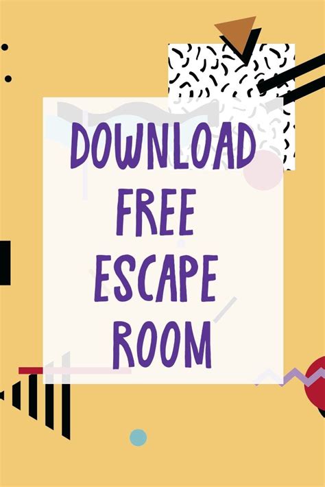printable escape room kit