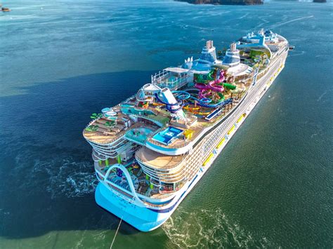 royal caribbean takes delivery  worlds largest cruise ship icon