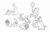 Pooh Winnie Easter Coloring Pages Classic Line Disney Printables Friends Print Drawing Getdrawings Getcolorings Color Themed Mama Celebrate Printable Library sketch template