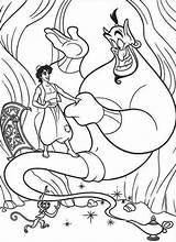 Aladdin Genie Aladin 塗り絵 Aladyn Kolorowanki アラジン Acquainted Coloringhome ぬりえ Kolorowanka Alladyn Onlycoloringpages sketch template