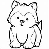 Husky Coloring Puppy Pages Siberian Dog Face Dogs Drawing Printable Outline Kids Cartoon Pug Puppies Clipart Print Faces Drawings Wecoloringpage sketch template