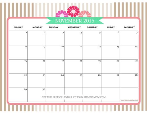 feel free to download november 2015 calendar print and november 2015 holidays nov blank