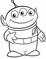 Toy Story Coloring Pages Alien Para Colorear Disney Drawing Dibujos Printable Characters Colouring Books Aliens Sheets Theme Cartoon Birthday Color sketch template