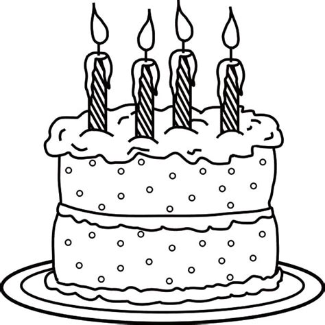 birthday candles pages coloring pages