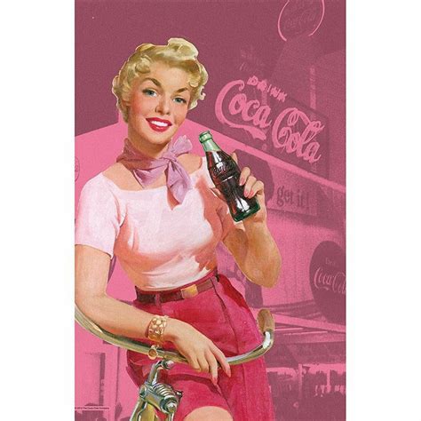 coca cola vintage pinup tea towel ~ rockabilly advertising 50s 40s retro kitchen ebay