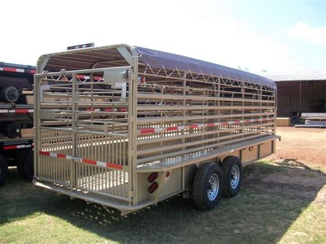 utilitycattle trailer images top cattle trailer photo detailed  trail master bar top