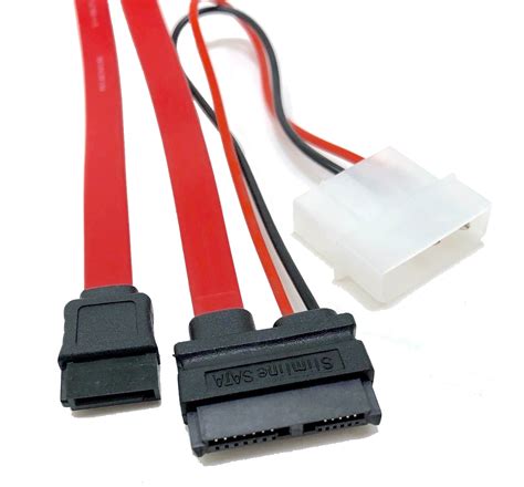 slimline sata  sata hard drive  molex lp power adapter cable micro connectors