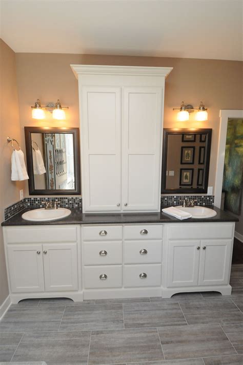 linen cabinet  master bathroom vanity    linen cabinet