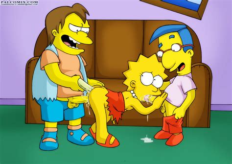 pic408280 lisa simpson milhouse van houten nelson muntz palcomix the simpsons bbmbbf