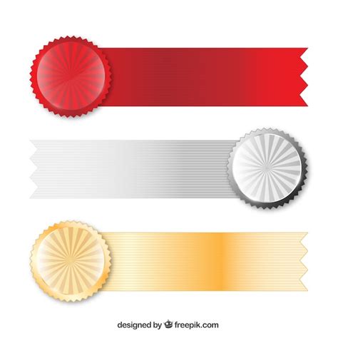 vector badge  ribbon collection