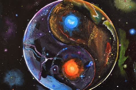 returning  balance cosmic yin  painting  olesea arts