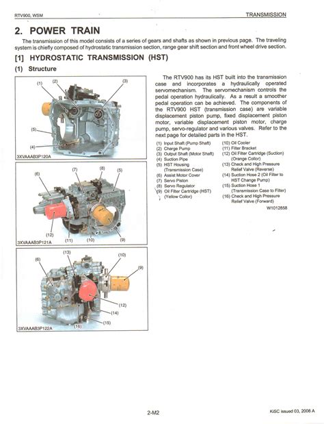 kubota rtv  transmission parts diagram qa  rear axle engine  hydrostatic