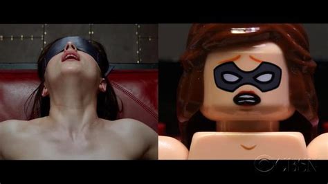 fifty shades of grey trailer recreated with legos cbs news